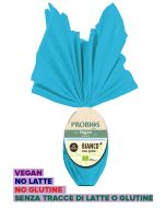 Uovo di Pasqua Bianco Vegan senza latte e Senza glutine